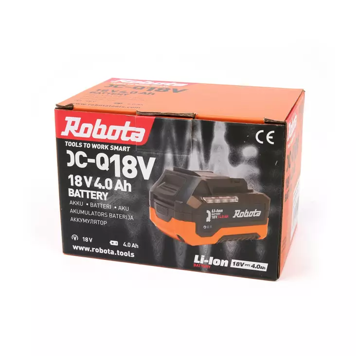 Robota akku DC-Q 18V 4Ah - Akut ja laturit - 6438212131221 - 1