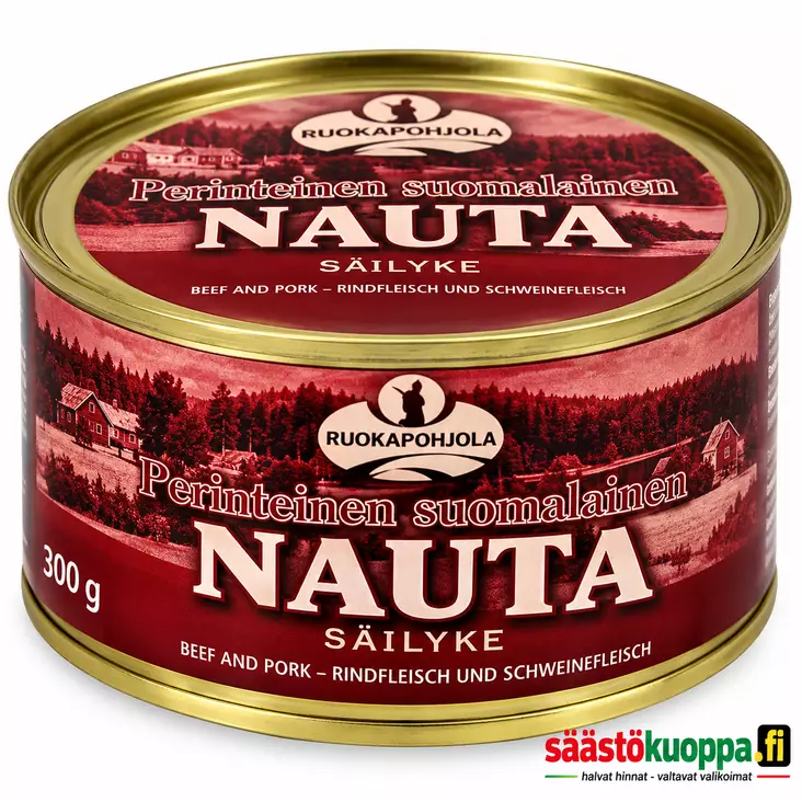 Ruokapohjola naudanlihasäilyke 300g - Elintarvikkeet - 6430014430151 - 1