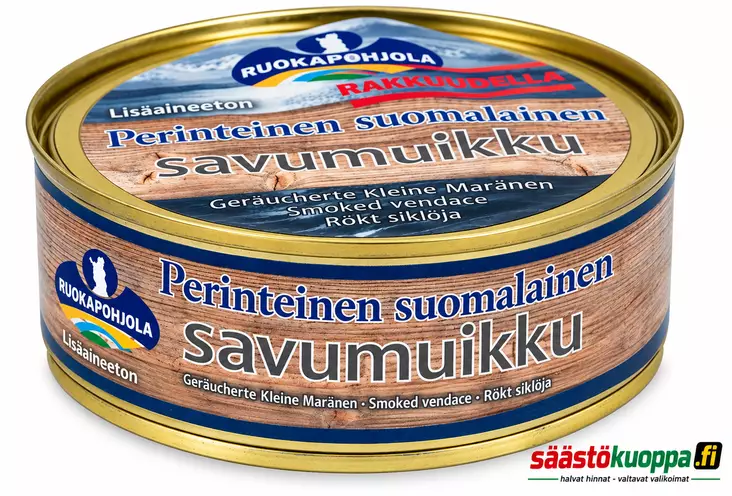 Ruokapohjola savumuikku 210g - Kalasäilykkeet - 6430014438041 - 1