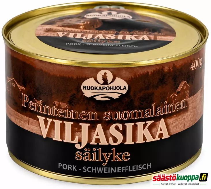 Ruokapohjola viljasikasäilyke 400G - Elintarvikkeet - 6430014430021 - 1