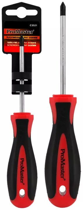 Ruuvimeisseli PH1 5x80mm - Ruuvimeisselit - 6420286835211 - 1