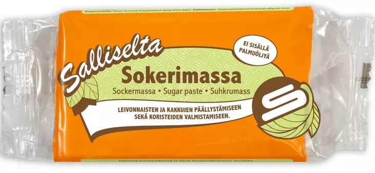 Sallinen Sokerimassa Oranssi 250g - Kuivatuotteet ja leivonta - 6436501037391 - 1