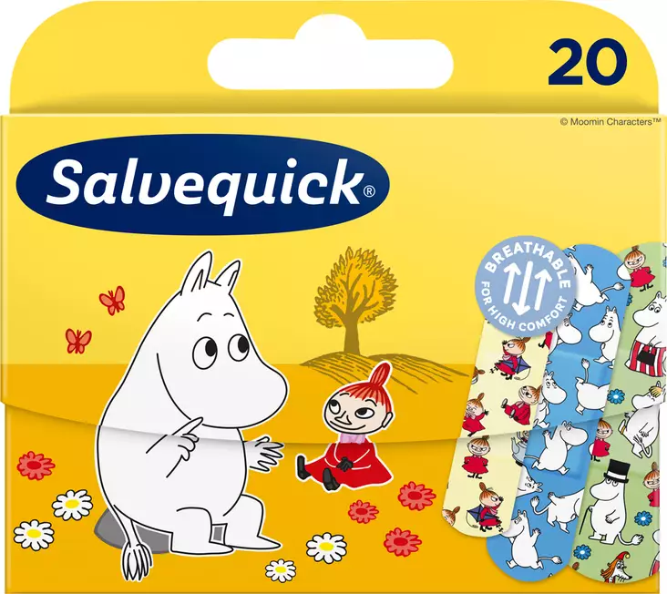 Salvequick Muumi lastenlaastari 3 kokoa - Desifiointi ja laastarit - 7310615165241 - 1