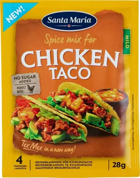Santa Maria Chicken Taco Spice Mix - Texmex - 7311311013201 - 1