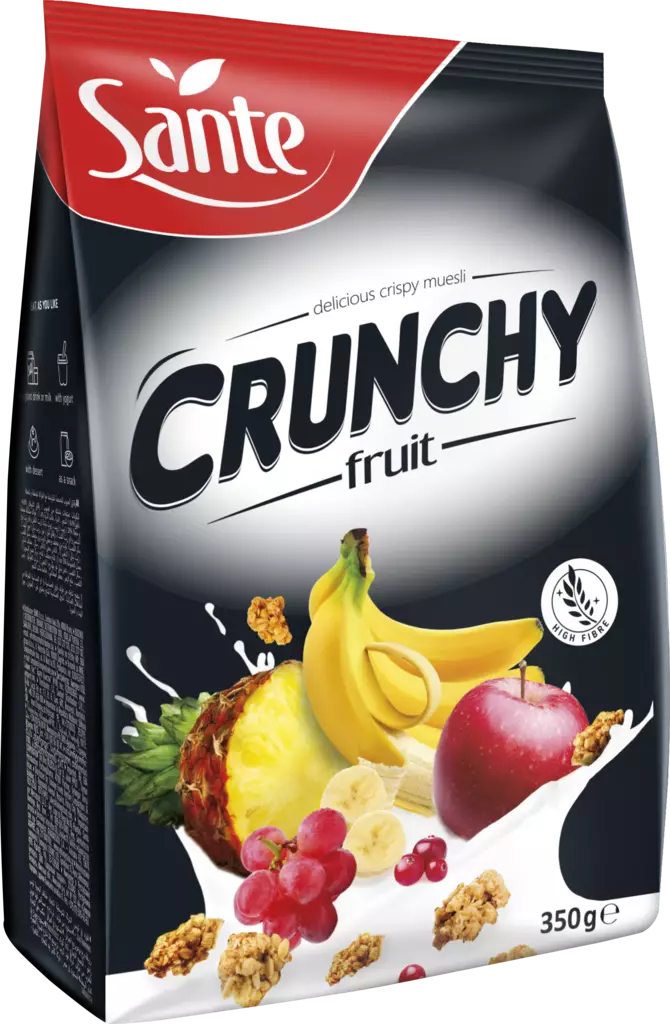 Sante Crunchy kauramuromysli 350g - Murot, myslit ja hiutaleet - 5900617002211 - 1