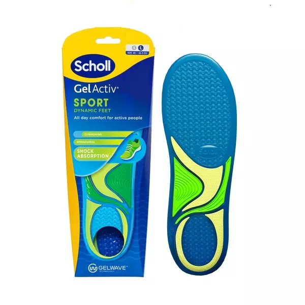 Scholl Sport Gel Activ pohjallinen - Kenkätarvikkeet - 5056585802381 - 1