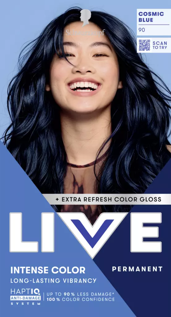 Schwarzkopf Live Bitter cosmic blue - Hiusvärit - 7332531131681 - 1