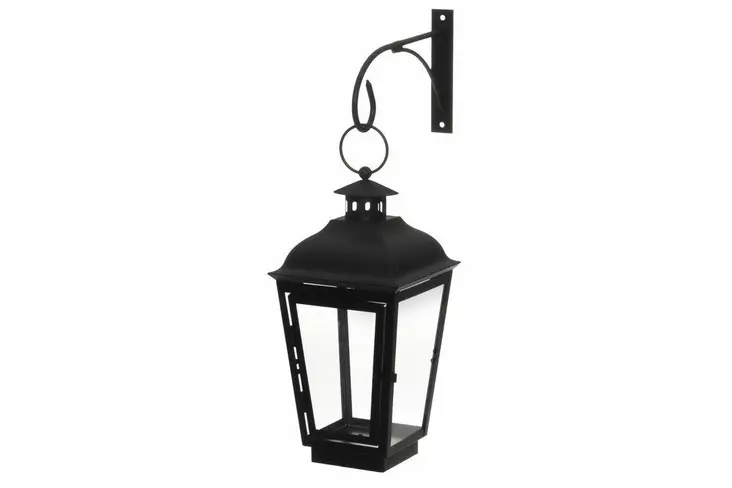 Seinälyhty Aamu 35cm+seinäteline - Ulko- ja sisälyhdyt - 6410416189901 - 1