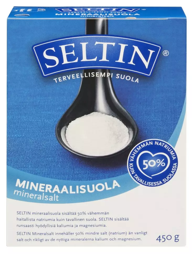Seltin mineraalisuola 450g - Suolat - 7310619135301 - 1