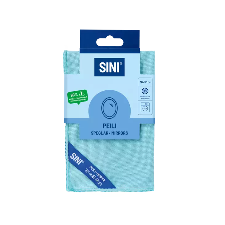 Sini Peililiina 30x30cm - Pölyhuiskat ja siivousliinat - 6423800035951 - 1
