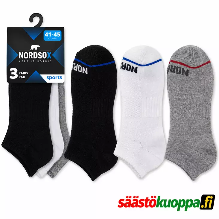 Sneakersukka Sport 43-46 - Miesten sukat - 6438159986021 - 1