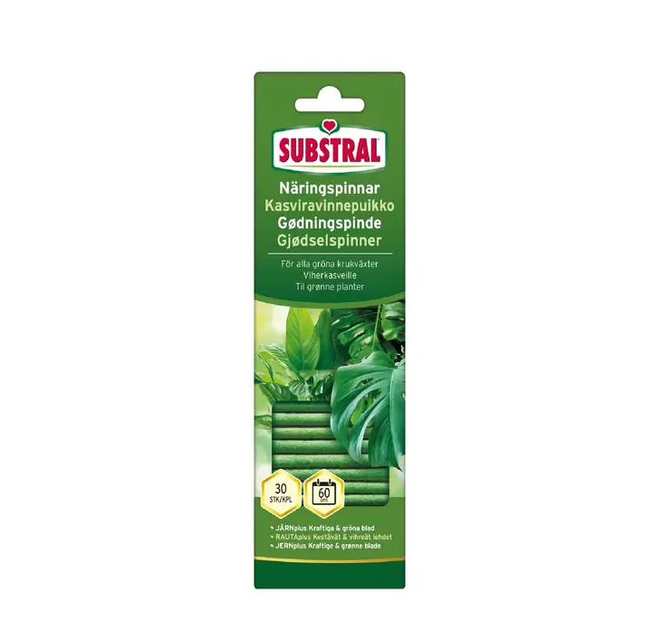 Substral Ravinnepuikko 30kpl viherkasvit - Sisäkukkien ja huonekasvien ravinteet - 5707441002321 - 1