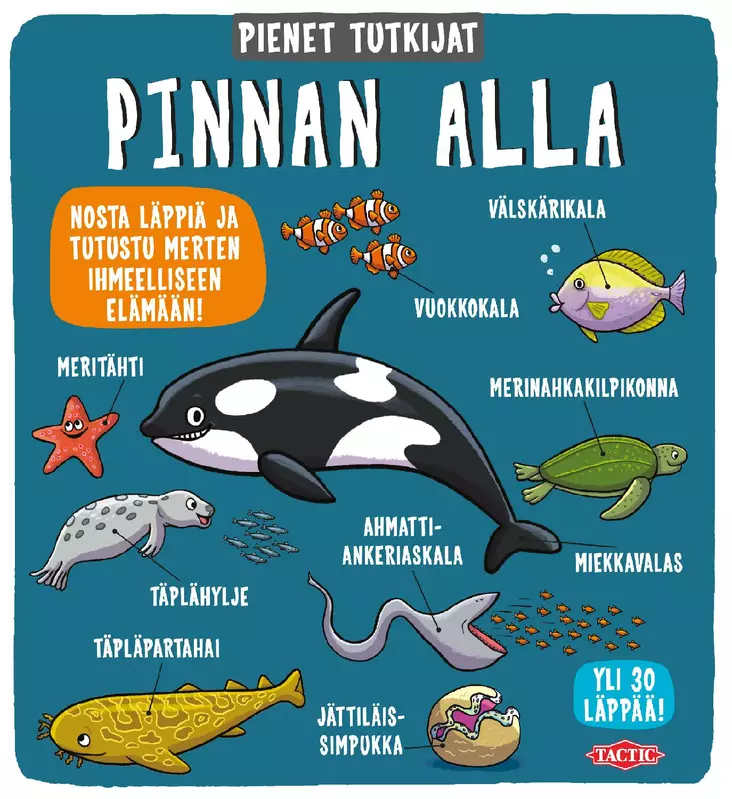 TacTic Pienet tutkijat Pinnan alla - Väritys- ja puuhakirjat - 9789523082281 - 1