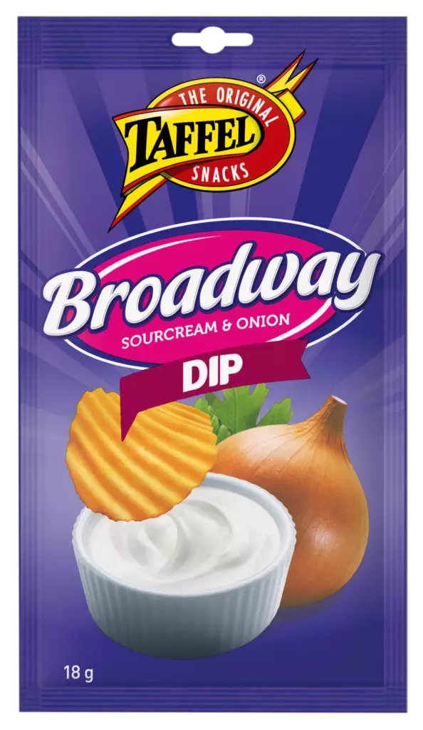 Taffel dippi Broadway 18g - Sipsit - 6410381095351 - 1