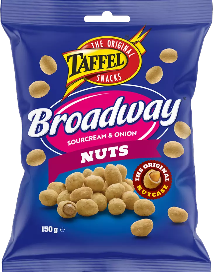 Taffel pähkinä Broadway Nuts 150g - Pähkinät ja kuivatut hedelmät - 6410381092121 - 1