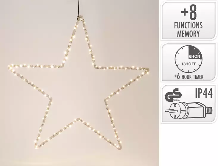 Tähti led120 lämminvalk. - Jouluvalot - 8721461081491 - 1