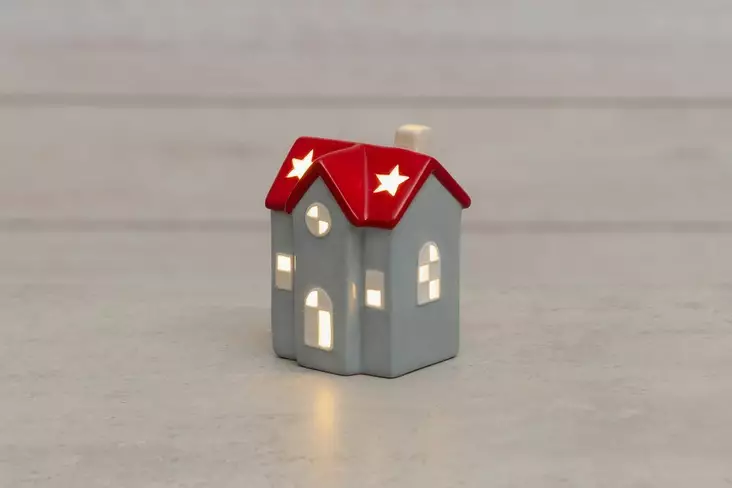 Talolyhty LED-valolla 13 cm Kauppi - Jouluvalot - 6410416391281 - 1