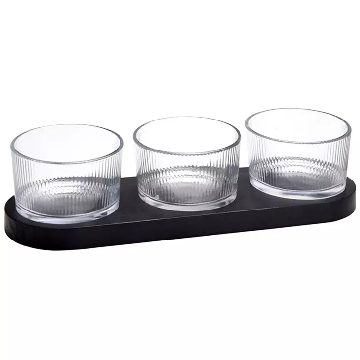 Tarjoilusetti kolmella kupilla - Tarjoiluastiat - 8721037483421 - 1