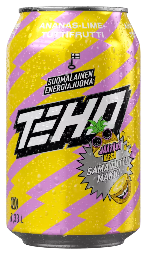 Teho Ananas-Lime-Tuttifrutti energiajuom - Energiajuomat - 6419800120971 - 1