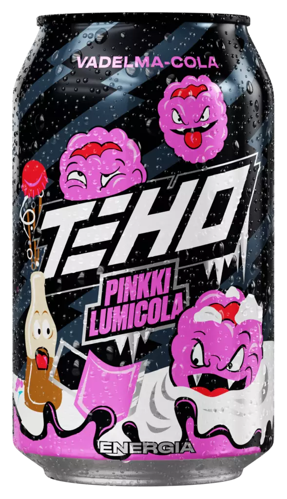 Teho pinkki lumicola 0,33l - Energiajuomat - 6419800121831 - 1