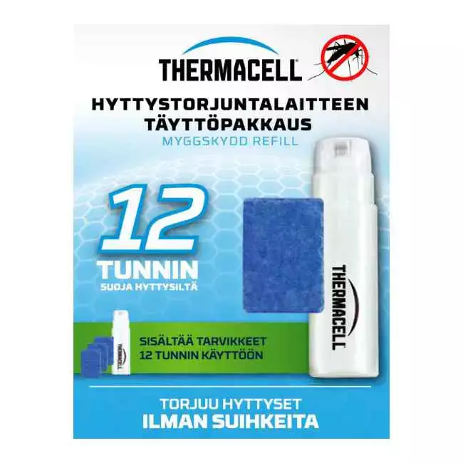 Thermacell täyttöpakkaus 12h - Hyttysten karkoitus - 843654020211 - 1