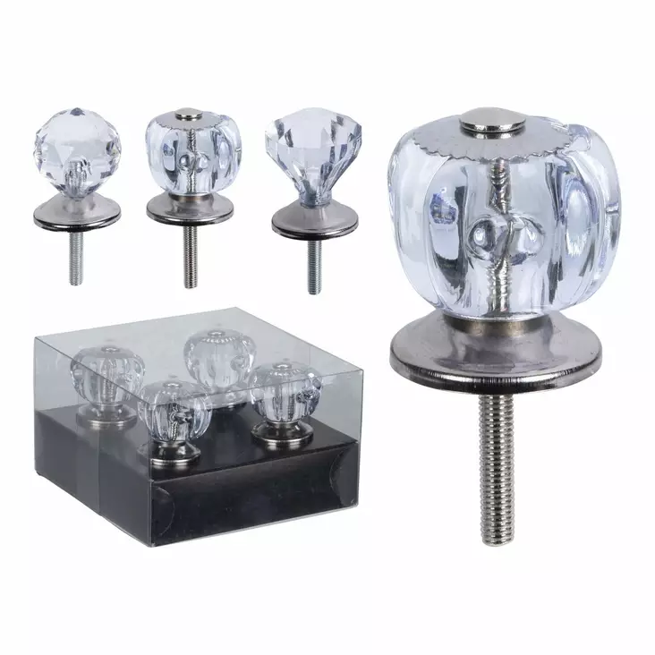 Timantttinupit 4kpl - Vetimet ja nupit - 8720573143721 - 1