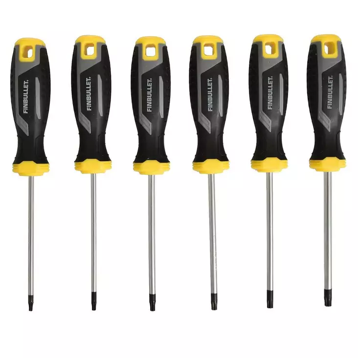 Torx ruuvimeisselisarja 6 osaa 100 mm crv - Torx-avaimet - 6430017708721 - 1