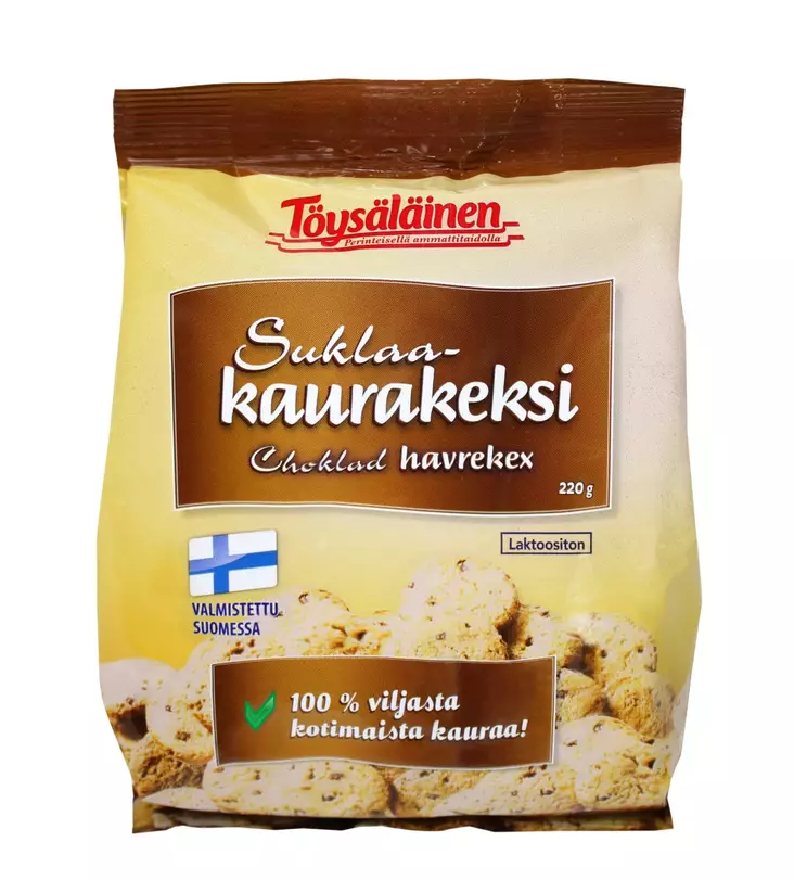 TÖYSÄLÄINEN SUKLAAKAURAKEKSI 220G - Kissat - 6409591001511 - 1