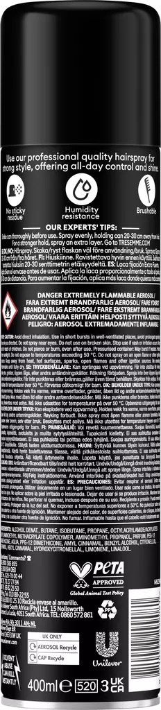 TRESEMME EXTRA HOLD HAIRSPRAY - Hiustenhoito ja hiuskoristeet - 8710447299081 - 1