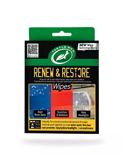 Turtle Wax Renew & Restore Wipes - Liinat ja levittimet - 5010322547461 - 1