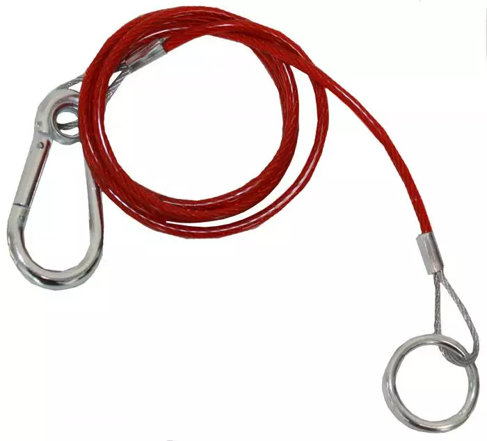 Turvavaijeri 1100 mm / 2,5 mm - Muut peräkärrytarvikkeet - 6430074696221 - 1