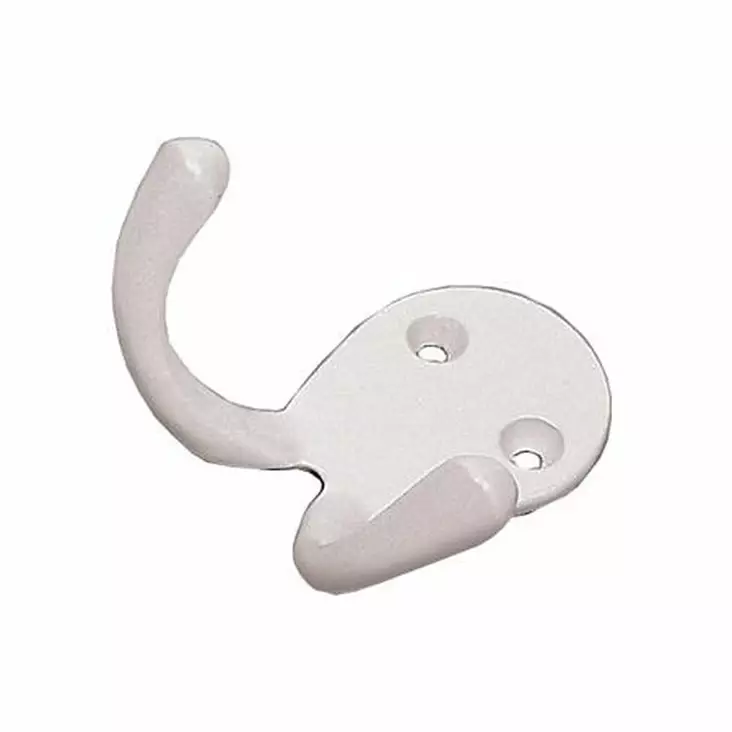 Vaatekoukku ak 21 2kpl valkoinen - Koukut ja naulakot - 6414671071001 - 1