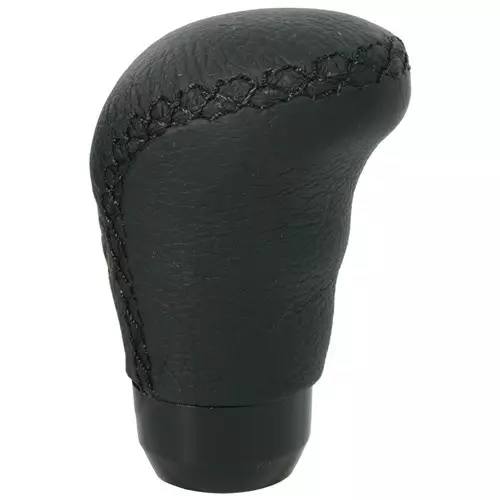 Vaihdekepin nuppi Jacky musta nahka - Auton sisätilatarvikkeet - 5900768014101 - 1