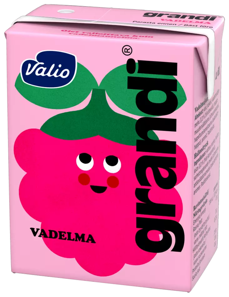 Valio Grandi 2dl vadelma - Mehut, mehutiivisteet ja glögit - 6408430670161 - 1