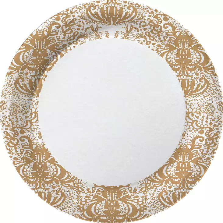 Vallila kartonkilautanen mandariini 22cm - Kertakäyttömukit - 7321012207441 - 1