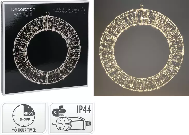 Valorengas 50cm 720 led - Jouluvalot - 8720573337281 - 1