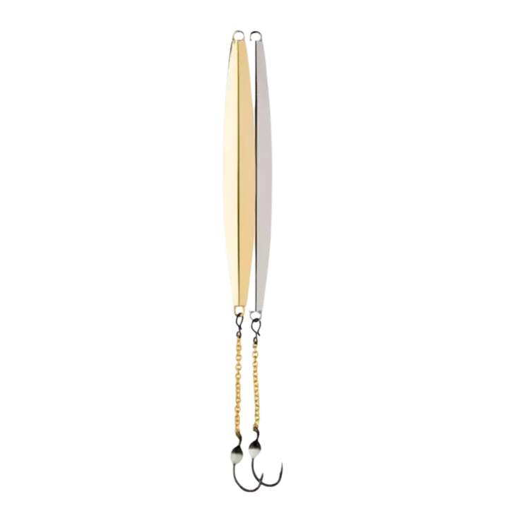 Vmc Slim-Finn pystypilkki 70mm 7g hopea-kulta - Pilkit - 043193155591 - 1
