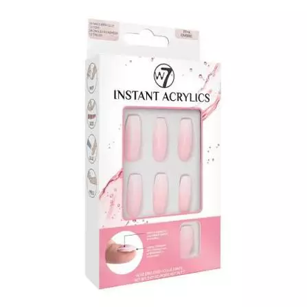 W7 Instant acrylics Pinkki - Tekokynnet - 5056369124241 - 1