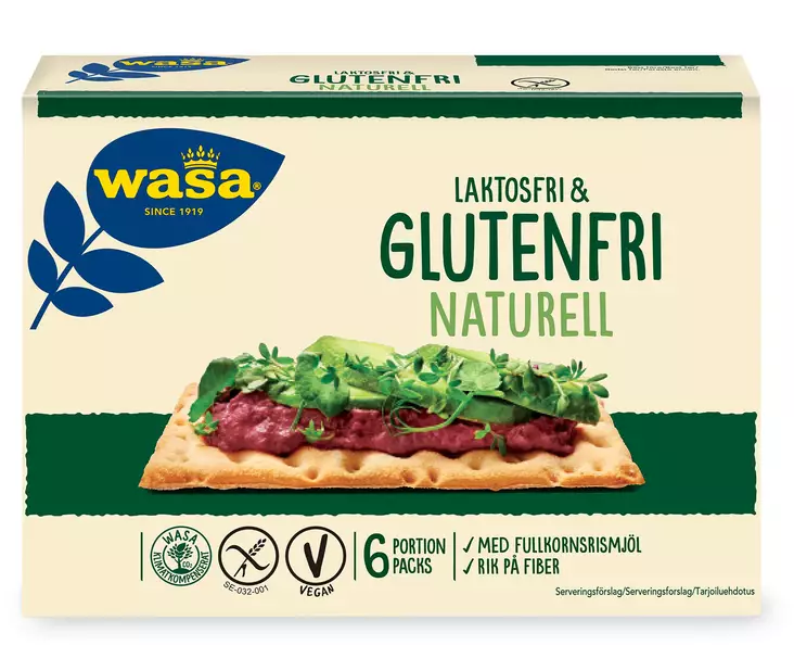 WASA GLUTEENITON NÄKKILEIPÄ 240G - Elintarvikkeet - 7300400481861 - 1