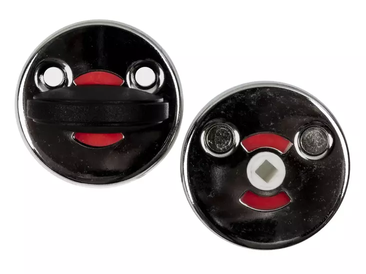 WC-vääntönuppi 112 teräs/kromi - Ovenkahvat ja helat - 6414671061521 - 1