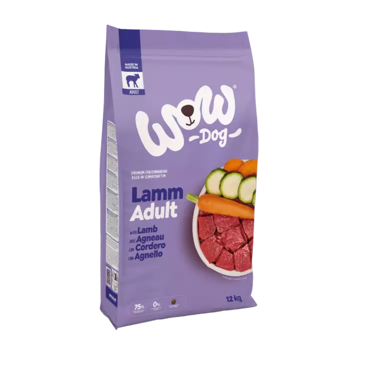 WOW Dog Adult lammasta 12kg - Koiran kuivaruoat - 9120134040701 - 1
