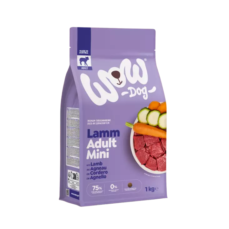 WOW Dog Minis Adult lammasta 1kg - Koiran kuivaruoat - 9120134040541 - 1