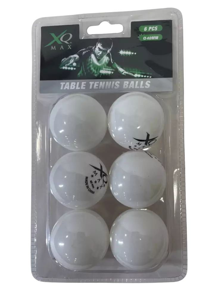 Xq max pöytätennispallo 6kpl - Pallot - 8719407084491 - 1