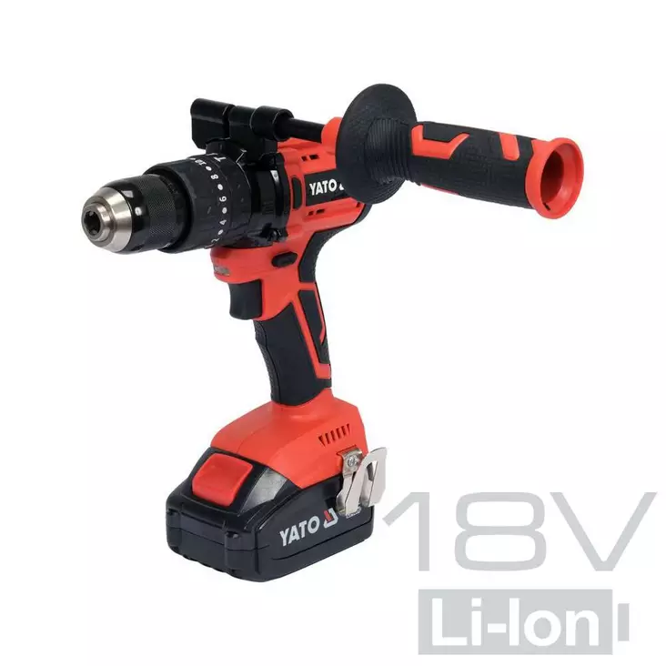Yato akkuiskuporakone 18v 75nm + 3 ah akku ja laturi sarja - Porakoneet - 5906083084911 - 1