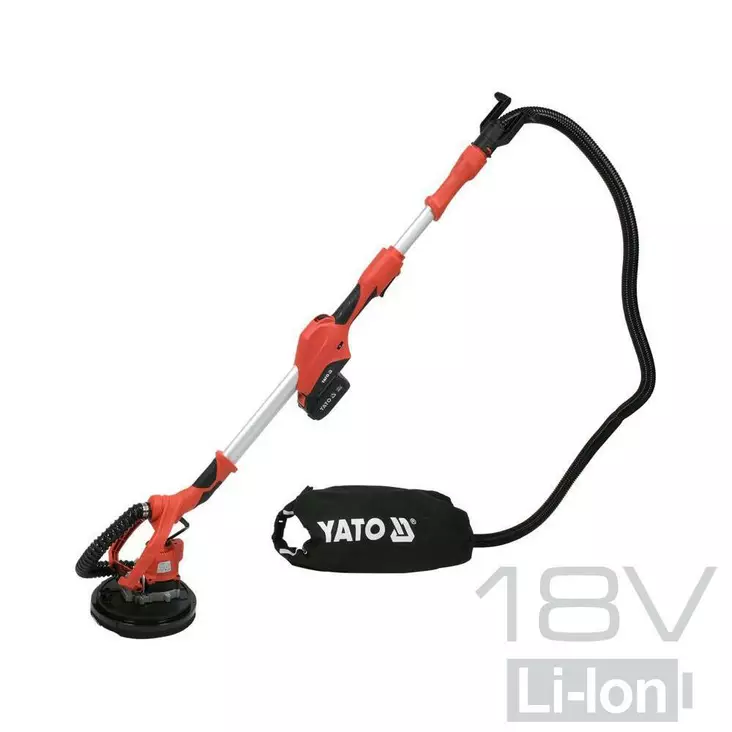 Yato akkuseinähiomakone 18v 215 mm + 18v 4 Ah akku ja laturi - Muut hiomakoneet - 5906083082221 - 1