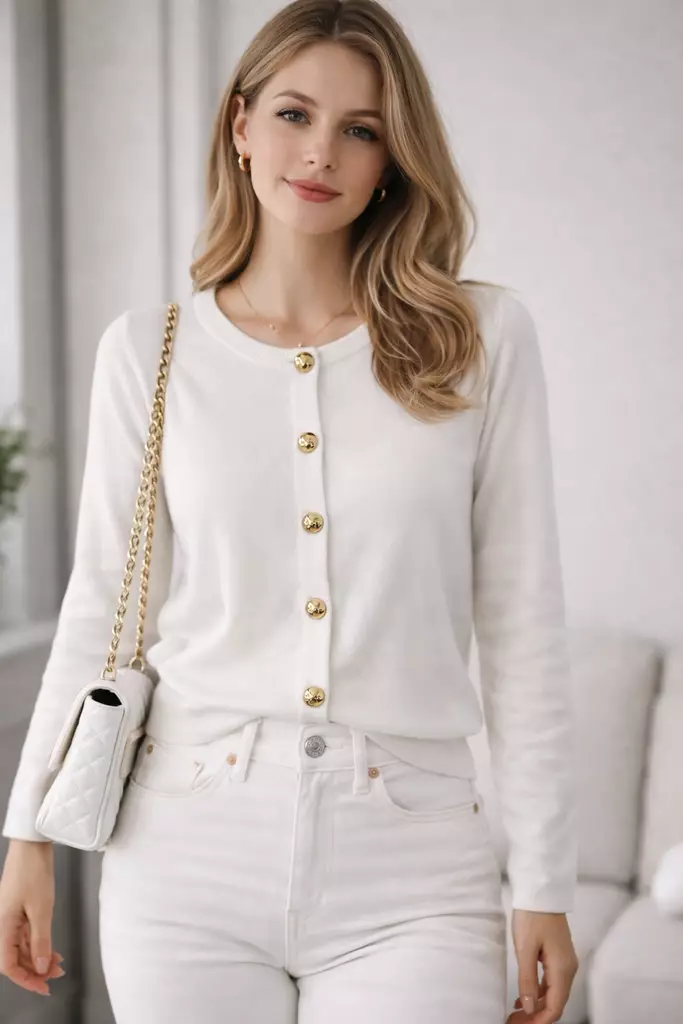 Zink Tuva neuletakki cream - Naisten paidat ja puserot - 731259143571 - 1