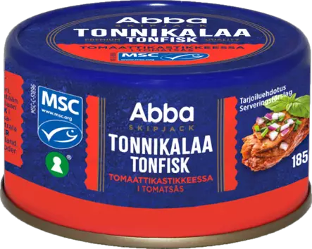 Abba tonnikalaa tomaattikastikkeessa 185 - Valmisruokasäilykkeet - 7311171001622 - 1