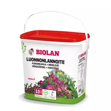 Biolan Luonnonlannoite 10L pakki - Puutarhalannoitteet - 6411960054462 - 1