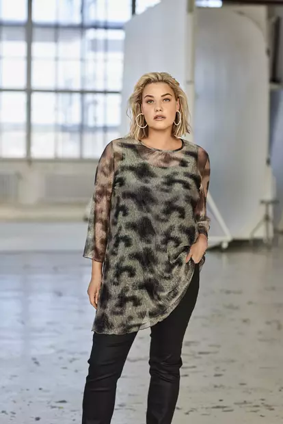 Ciso juhlatunika ripattu musta/kulta L - Naisten paidat ja puserot - 5713242090122 - 1