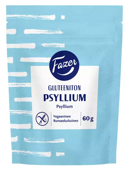Fazer Psyllium gluteeniton 60g - Leivontamausteet ja -ainekset - 6419811118202 - 1